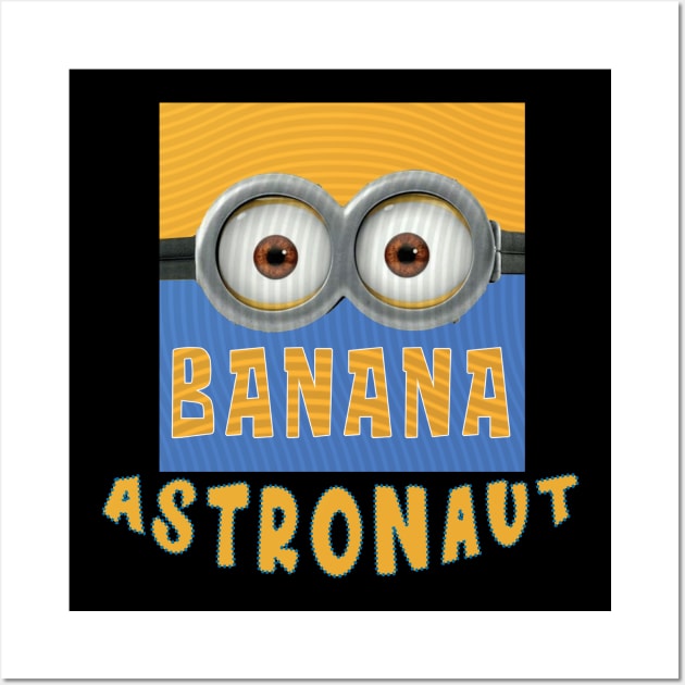 DESPICABLE MINION AMERICA ASTRONAUT Wall Art by LuckYA